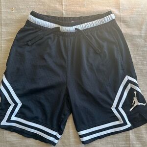 Jordan Black and Gray Athletic Shorts